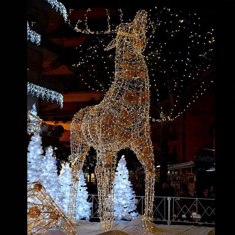 Holiday Light LED Christmas 3D Deer Motif Light 