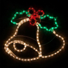 Christmas Xmas Double Bell Rope Light Motif Street Rope