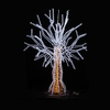 Outdoor Lighting Christmas Decoration 3D LED Motif Light Artificial Tree