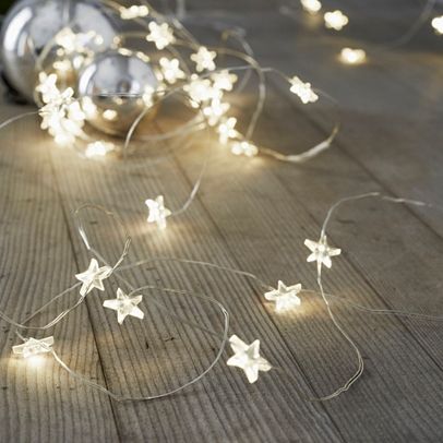 20L Led fairy light with star decoration
