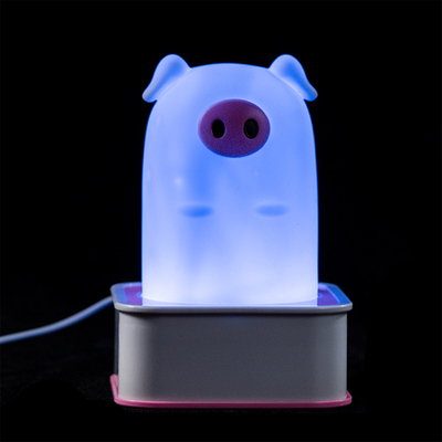Factory sales inexpensive cute kids baby animal led piggy night light
