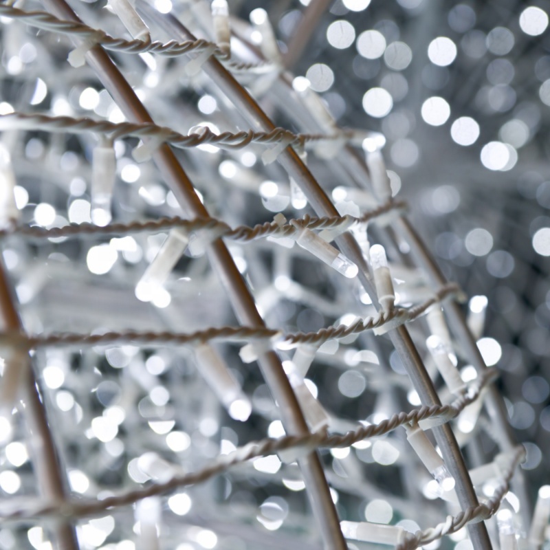 Evermore High Quality Aluminum Frame Christmas Decoration Led Ball Motif Light 