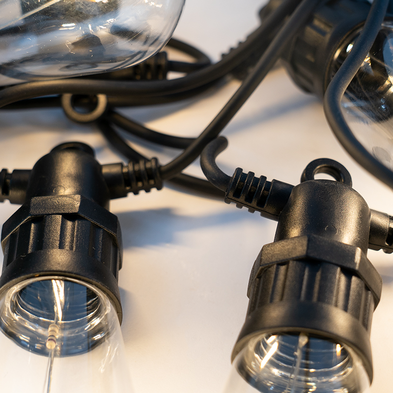 Connectable Rubberplastic Line Filament Bulb Light Chain