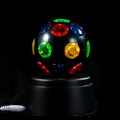 EVERMORE Multicolor Rotatable Disco Ball With Headphone Hole LED Light